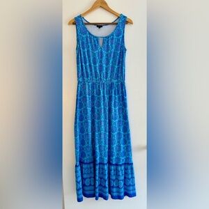 Talbots Vibrant Blue Maxi Dress